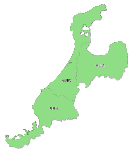 北陸地図